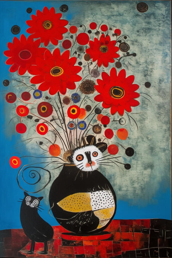 painting-cat-flowers-blue-background (1)